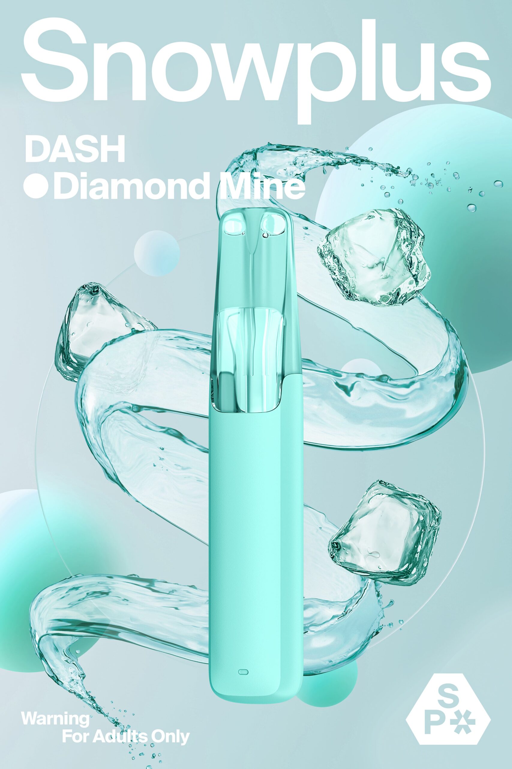 【極地覺醒】Snowplus DASH 鴨嘴獸:4000口勁爽薄荷,指尖上的「零度呼吸」,每一口都是純粹無瑕的冰感風暴!