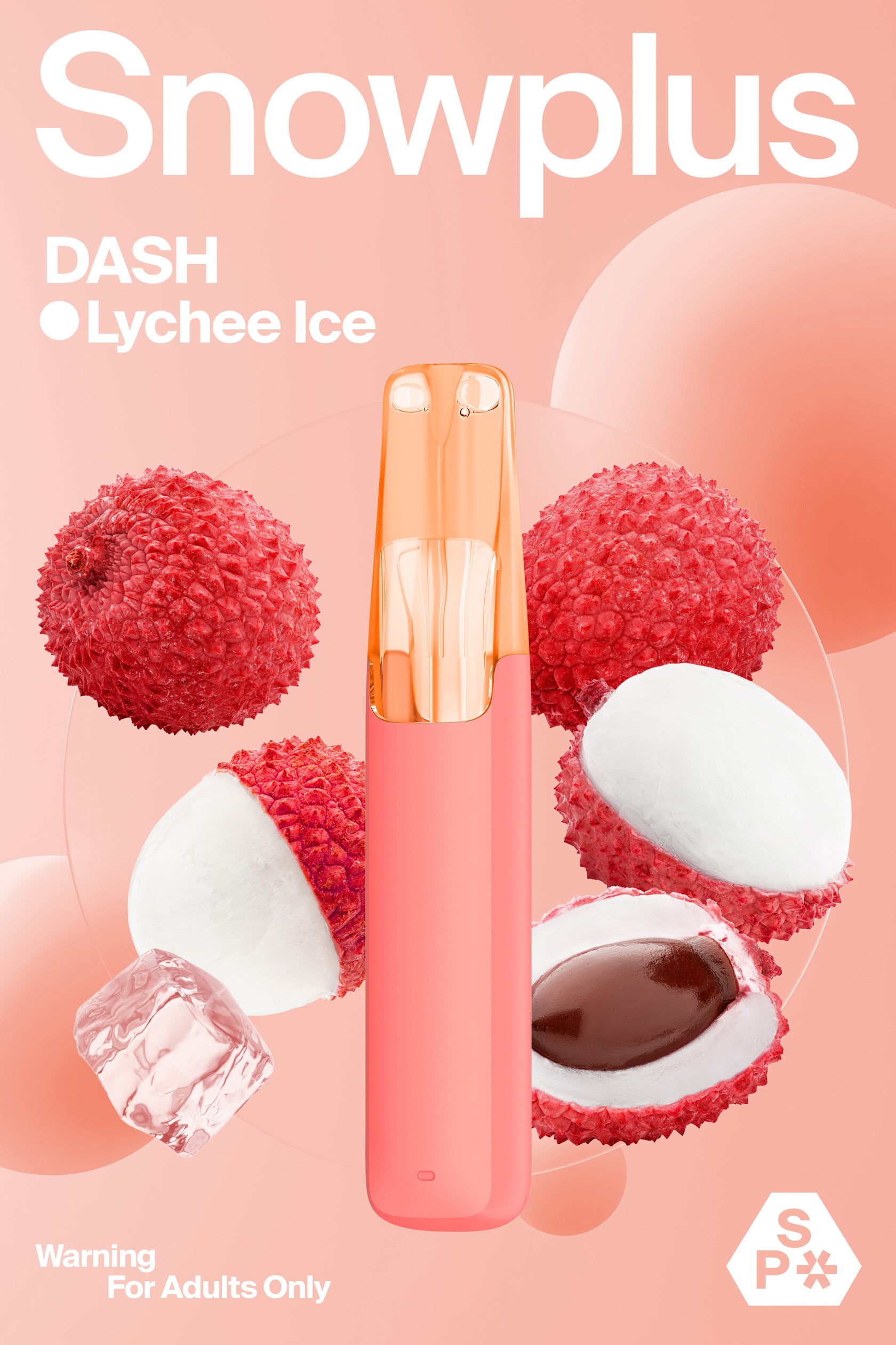【晶瑩凝脂】Snowplus DASH 鴨嘴獸:4000口荔枝冰,指尖上的「妃子笑」,每一口都是熱帶名媛的高級清甜!
