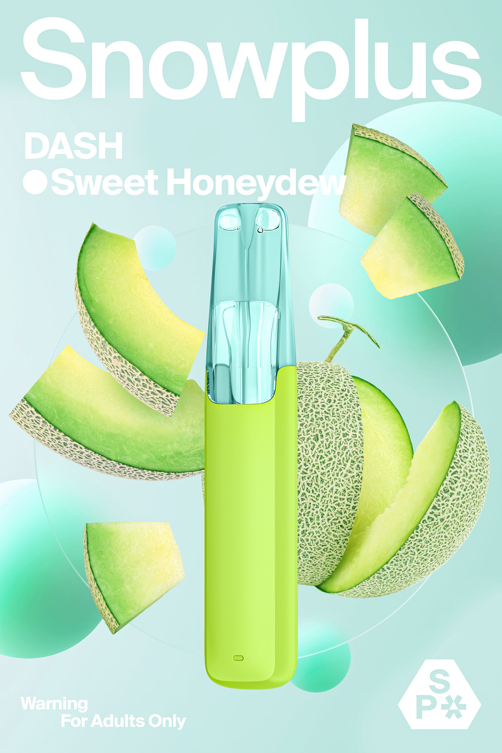 【療癒系果感】Snowplus DASH 鴨嘴獸:4000口甜蜜哈密瓜,每一口都是熟成鮮剖的蜜甜滋味!