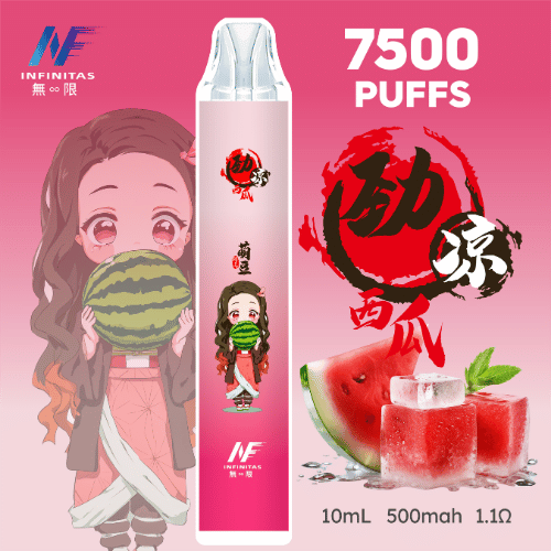 一口咬下大沙瓤!INF無限拋棄式7500口西瓜深度實測:這才是拒絕死甜的極致冰鎮解渴感