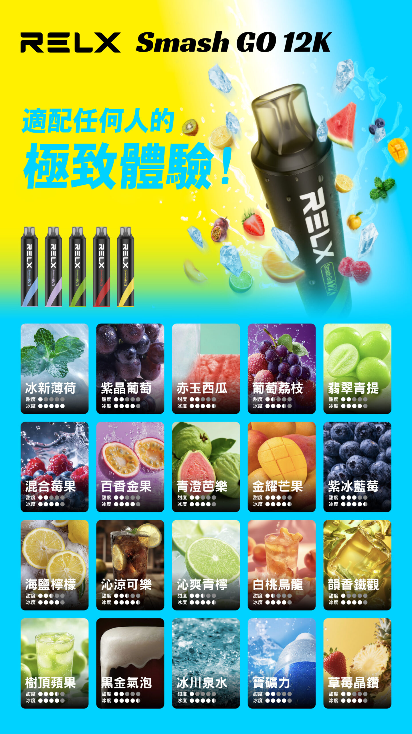 【翡翠特調】RELX 悅刻 12000 口「沁爽青檸」真實評測:純粹微酸的極致乾爽,徹底擊碎香精死甜的「零糖感」口糧天花板!